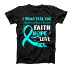  I Wear Teal For Myasthenia Gravis Awareness Gifts T-Shirt