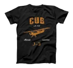  J-3 Cub Classic Airplane Aviation Vintage Pilot T-Shirt