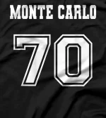  Jersey Style Monte Carlo 70 1970 Old School Muscle Car T-Shirt