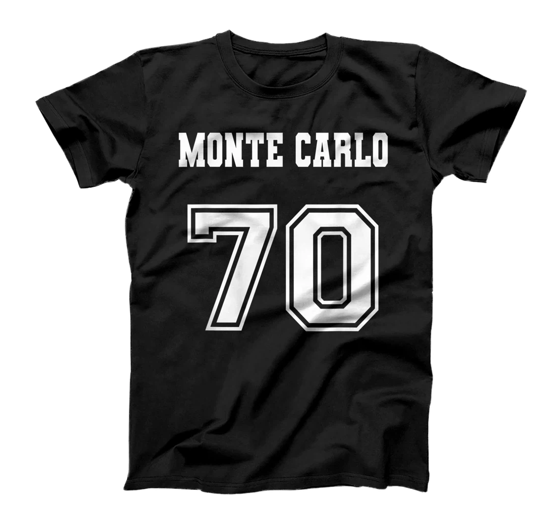  Jersey Style Monte Carlo 70 1970 Old School Muscle Car T-Shirt