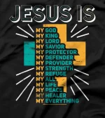  Jesus Is My Everything Christian Motivational Gift T-Shirt