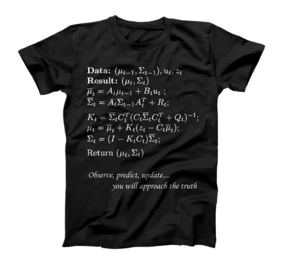  Kalman Filter Formula Nerdy/Geeky T-Shirt