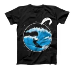  Kitesurfing Waves - Windsurfing Surfboarding Kiteboarder T-Shirt