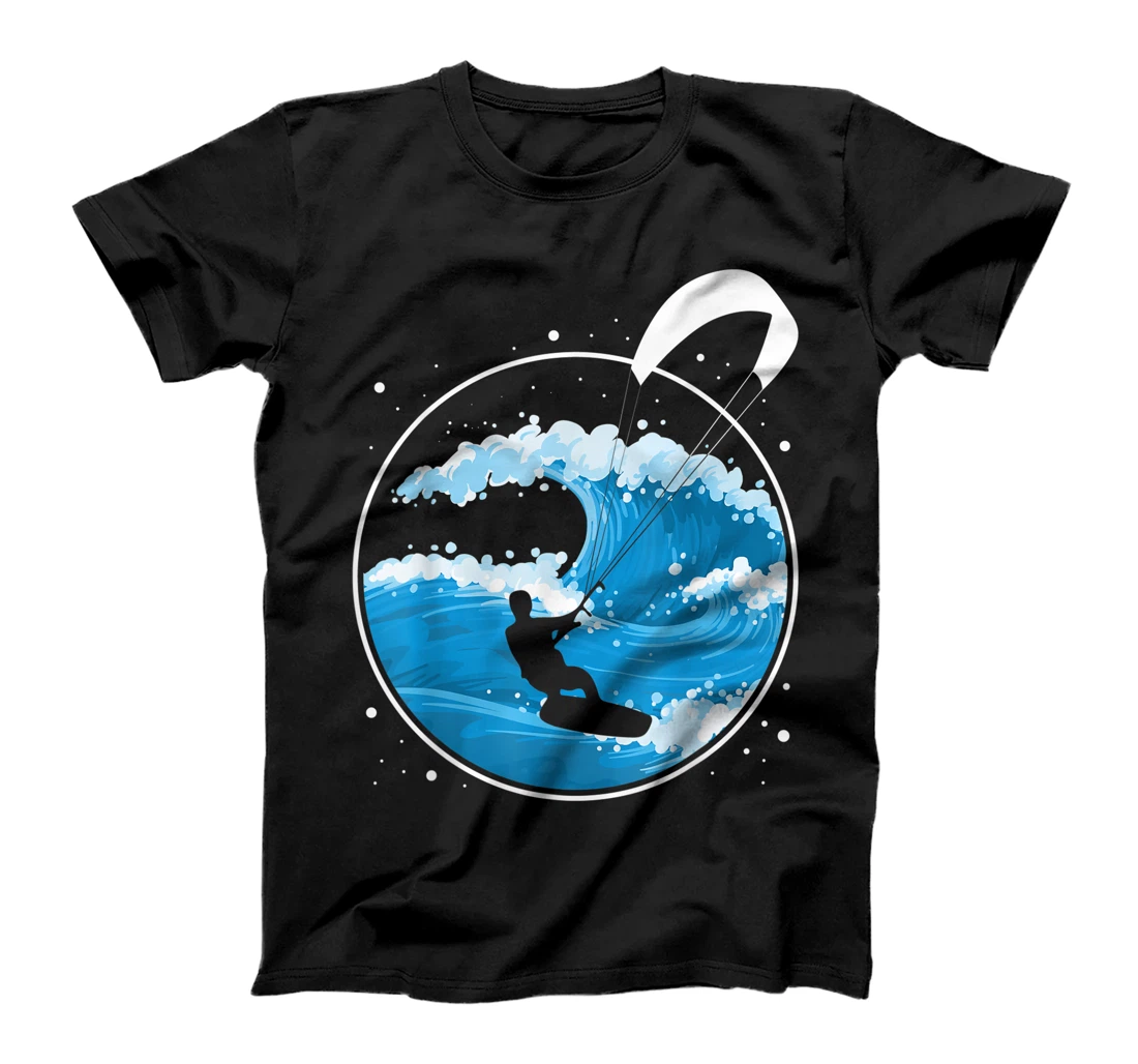  Kitesurfing Waves - Windsurfing Surfboarding Kiteboarder T-Shirt