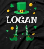  Logan Saint Patrick's Day Leprechaun Costume - Logan T-Shirt