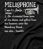  Marching Band Gifts Mellophone Musician Marching Band T-Shirt