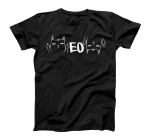  MeoW Creepy Cat with Middle Finger Cats T-Shirt