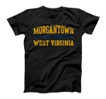  Morgantown West Virginia, Morgantown Gift, Distressed Text T-Shirt