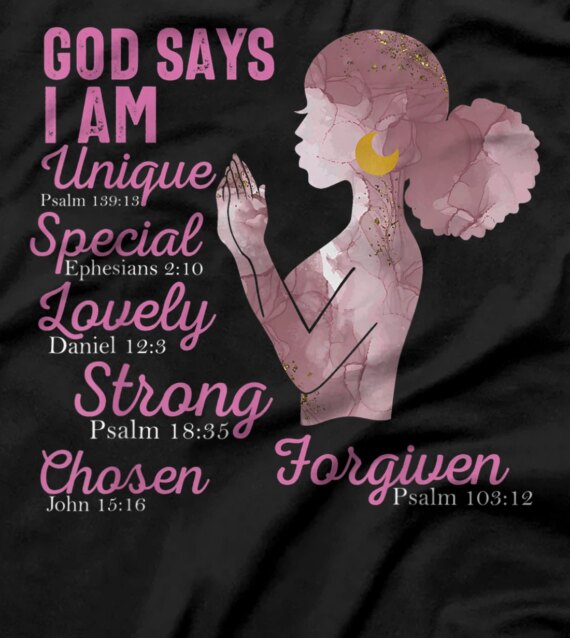  Motivational Bible Verses for African American  T-Shirt