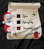  Naughty Nice Checklist I Tried My Best T-Shirt