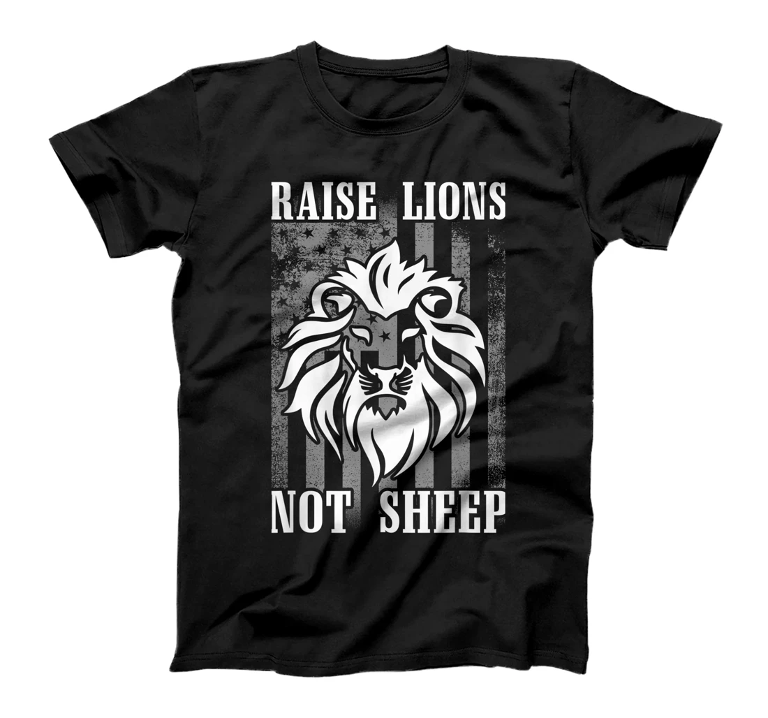  Not Sheep Patriot Raise Lions T-Shirt