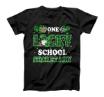  One Lucky School Secretary St Patricks Day Gnome T-Shirt
