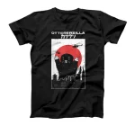  Otterzilla - funny otter, rodent, Retro Japanese design T-Shirt