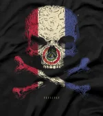  Paraguay Flag Skull Crossbones T-Shirt