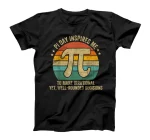  Pi Day Inspires Me Math Lover Gifts Retro Pi Symbol Vintage T-Shirt