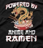  Powered By Ramen K-Pop Noodle Soup Kawaii T-Shirt
