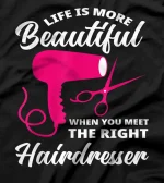  Proud Hairdresser Hairstylist Barber Gift T-Shirt