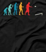  Retro Cornhole Evolution - Cornhole For Cornhole Players T-Shirt