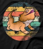  Retro Vintage Classic Bearded Dragon Reptile T-Shirt