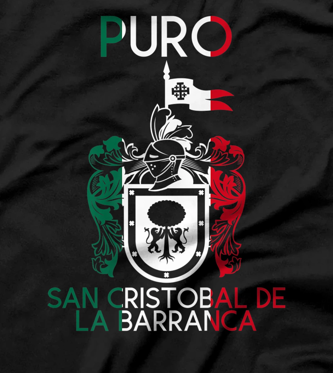  San Cristobal De La Barranca Jalisco Estado Mexico Escudo T-Shirt