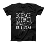  Science Like Magic But Real Funny Retro Science Teacher T-Shirt