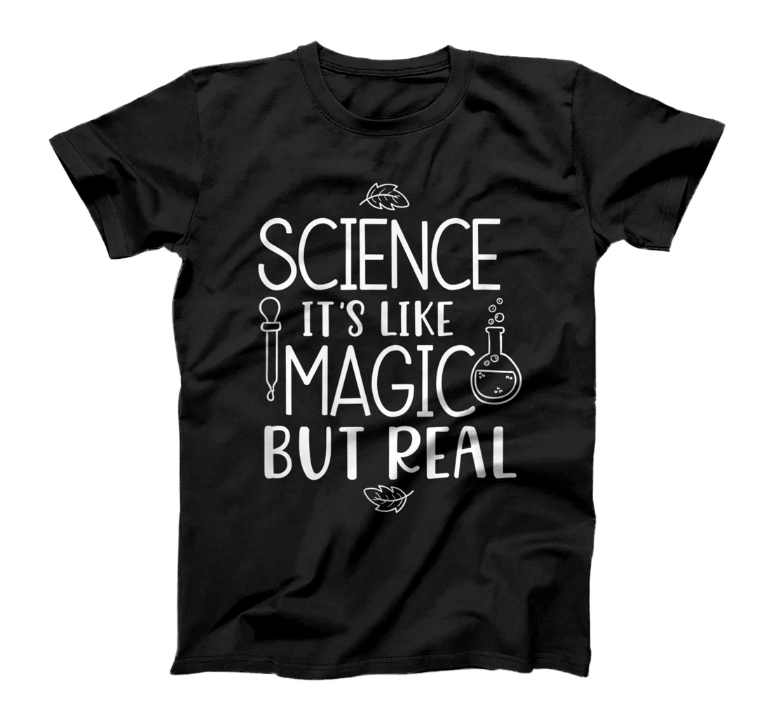  Science Like Magic But Real Funny Retro Science Teacher T-Shirt