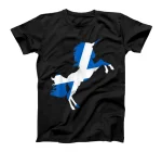  Scotland Flag Unicorn Scot Tartan Plaid Day Scottish Unicorn T-Shirt