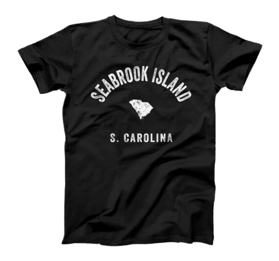  Seabrook Island South Carolina SC Vintage 70s Athletic Sport T-Shirt