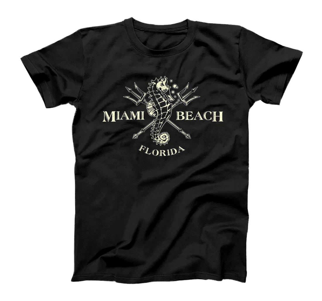  Seahorse Miami Beach T-Shirt