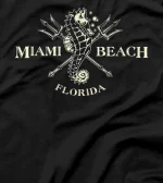  Seahorse Miami Beach T-Shirt