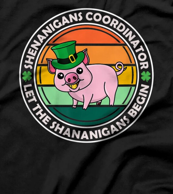  Shenanigans Coordinator Let the Shenanigans Begin St Pattys T-Shirt
