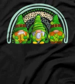  Shenanigans With My Gnomies Rainbow Gnome St Patrick's Day T-Shirt