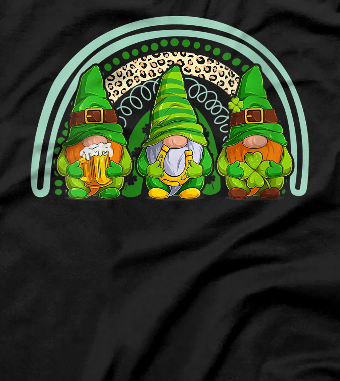  Shenanigans With My Gnomies Rainbow Gnome St Patrick's Day T-Shirt