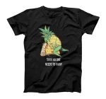  Shhhh No One Needs To Know Funny Pineapple Pizza T-Shirt
