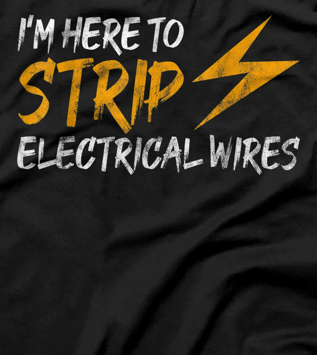 Strip Electrical Wires Electrician Powerline Engineer Gift T-Shirt