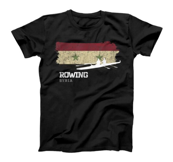  Syria Rowing Team Rower Oarsmen Rowing T-Shirt