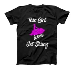 This Girl Loves Jet Skiing Watercraft Jet Ski Water Jetski T-Shirt