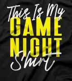  This Is My Game Night Shirt Playing Cards Board Games T-Shirt