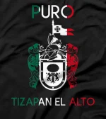  Tizapan El Alto Jalisco Estado De Mexico Escudo Eagle Aguila T-Shirt