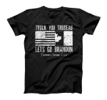  Truck You Trudeau USA Canada Flag Truckers Freedom Vintage T-Shirt