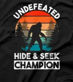  Undefeated Hide And Seek Champion Silhouette Yeti T-Shirt