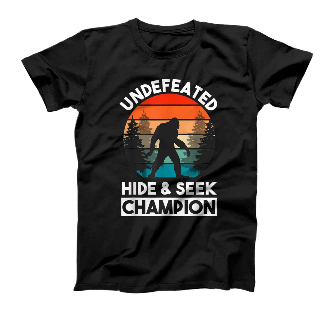  Undefeated Hide And Seek Champion Silhouette Yeti T-Shirt