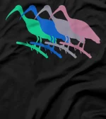  Vintage Glossyibis-Bird Retro Glossyibis-Bird Silhouette T-Shirt