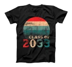  Vintage Retro Class of 2033 First Day of School T-Shirt