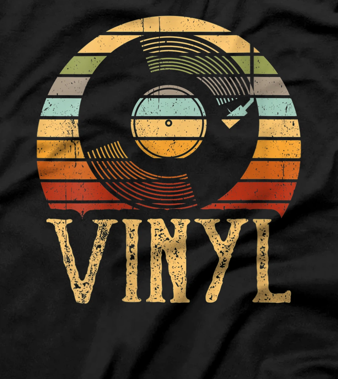  Vintage Vinyl Record Turntable Gift T-Shirt