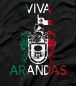  Viva Arandas Jalisco Estado De Mexico Escudo Eagle Aguila T-Shirt