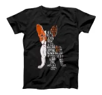  Word Art French Bulldog Typography Frenchie Dog T-Shirt