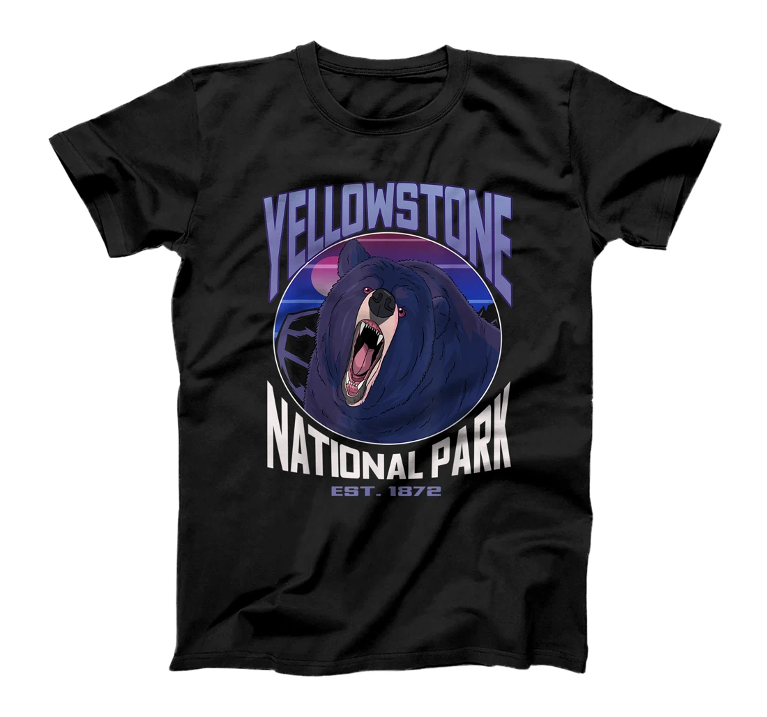  Yellowstone National Park Wyoming Bear T-Shirt