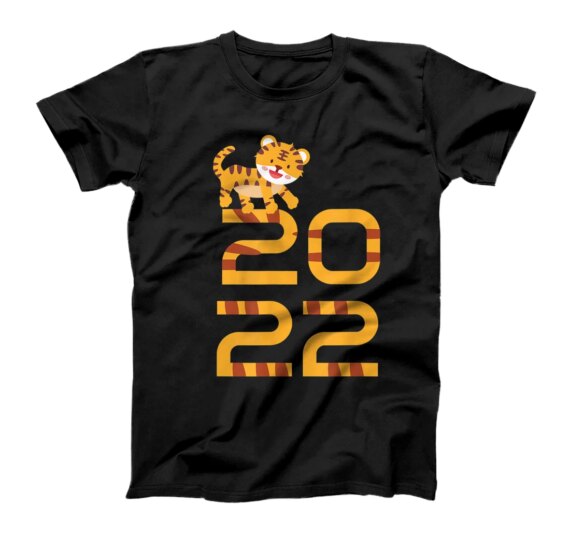 Year of Tiger Chinese New Year Zodiac Lunar New Year 2022 T-Shirt