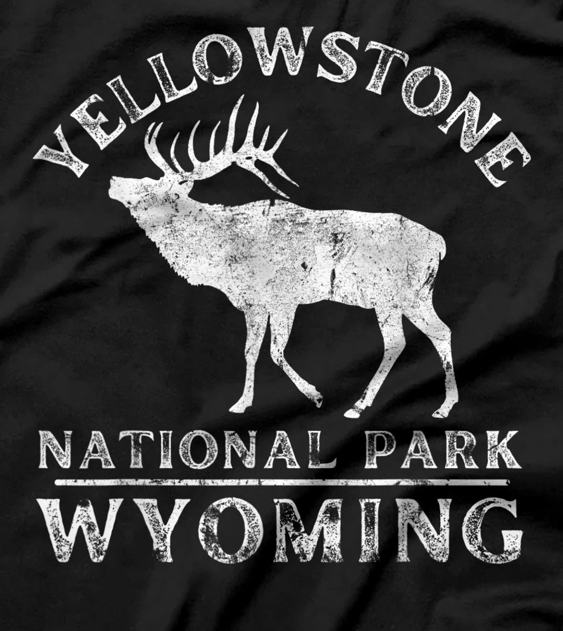 Yellowstone National Park Wyoming Elk Nature Hiking Outdoors T-Shirt
